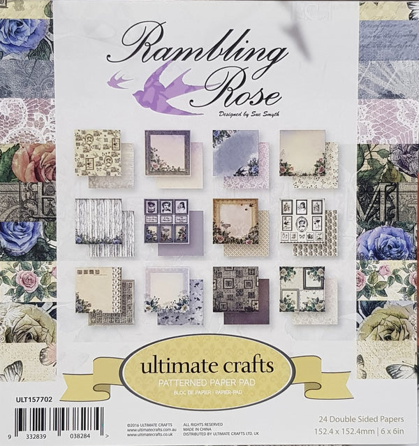 Ultimate Crafts Rambling Rose 12" x 12"*