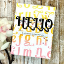 Poppy Crafts Cutting Dies & Stamp Set #102 - Alpha #2