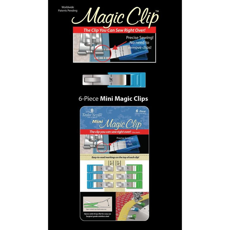 Taylor Seville Magic Clips 6/Pkg Mini