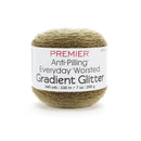 Premier Everyday Worsted Gradient Glitter Yarn - Fern Green Tones