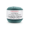 Premier Everyday Worsted Gradient Glitter Yarn - Peacock Tones