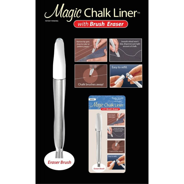 Taylor Seville Magic Chalkliner with Brush Eraser White