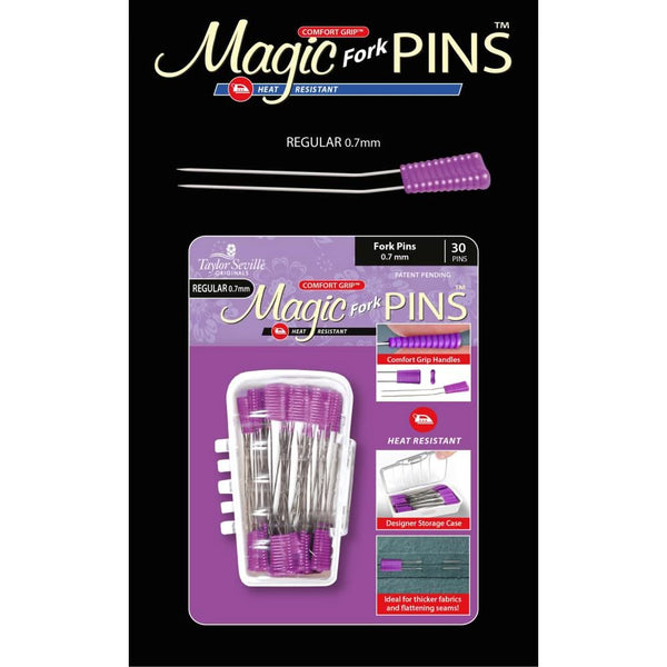 Taylor Seville Magic Pins Fork Regular 30/Pkg