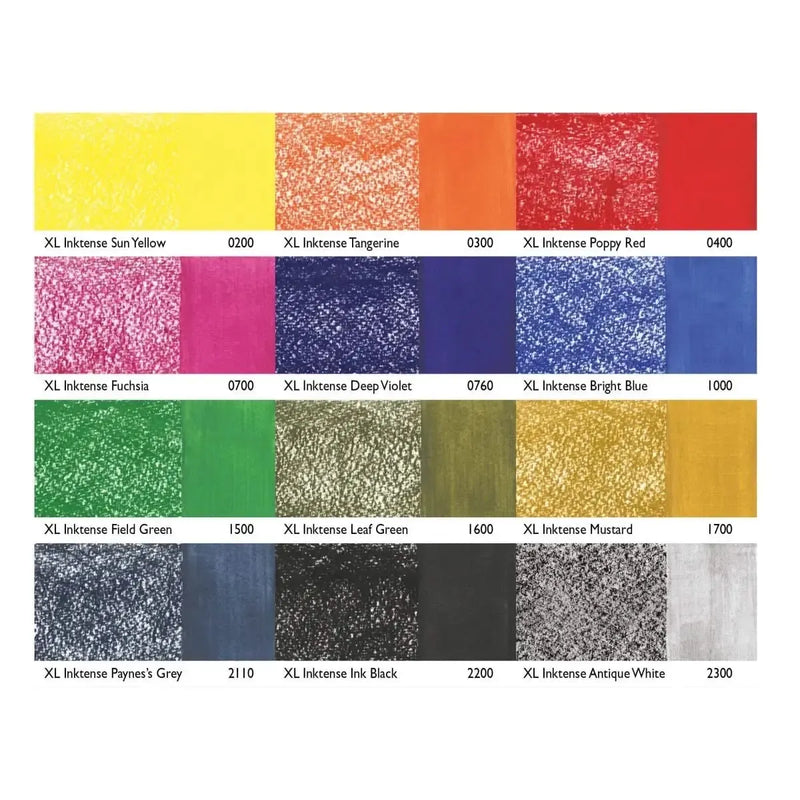 Derwent Inktense XL Blocks Tin - 12 Blocks