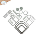 Elizabeth Craft Designs – Metal Die Set – Rounded Pocket with Tags