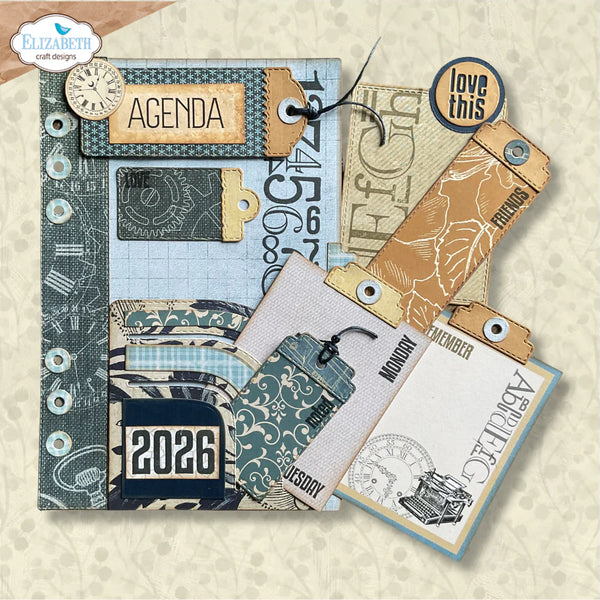 Elizabeth Craft Designs – Metal Die Set – Rounded Pocket with Tags