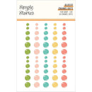 Simple Stories Fur Baby Cat Enamel Dots 60/Pkg GLOSSY