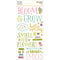 Simple Stories Tea Garden Foam Stickers 42/Pkg
