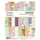 Simple Stories Double-Sided Paper Pad 6"X8" 24/Pkg Simple Vintage Flower Shoppe