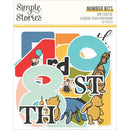 Simple Stories Say Cheese Classic Pooh Bits & Pieces Die-Cuts Number