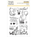 Simple Stories Say Cheese Classic Pooh Birthday Photopolymer Stamps Woo Hoo!