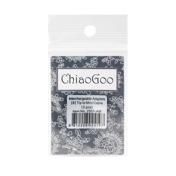 ChiaoGoo Interchangeable Adapters – [S] Tip to MINI Cable Connector