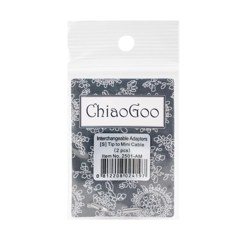 ChiaoGoo Interchangeable Adapters – [S] Tip to MINI Cable Connector
