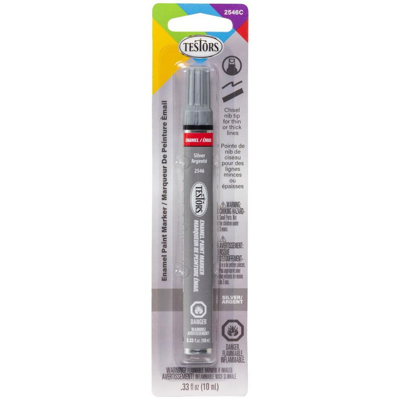 Testors Enamel Paint Marker - Metallic Silver