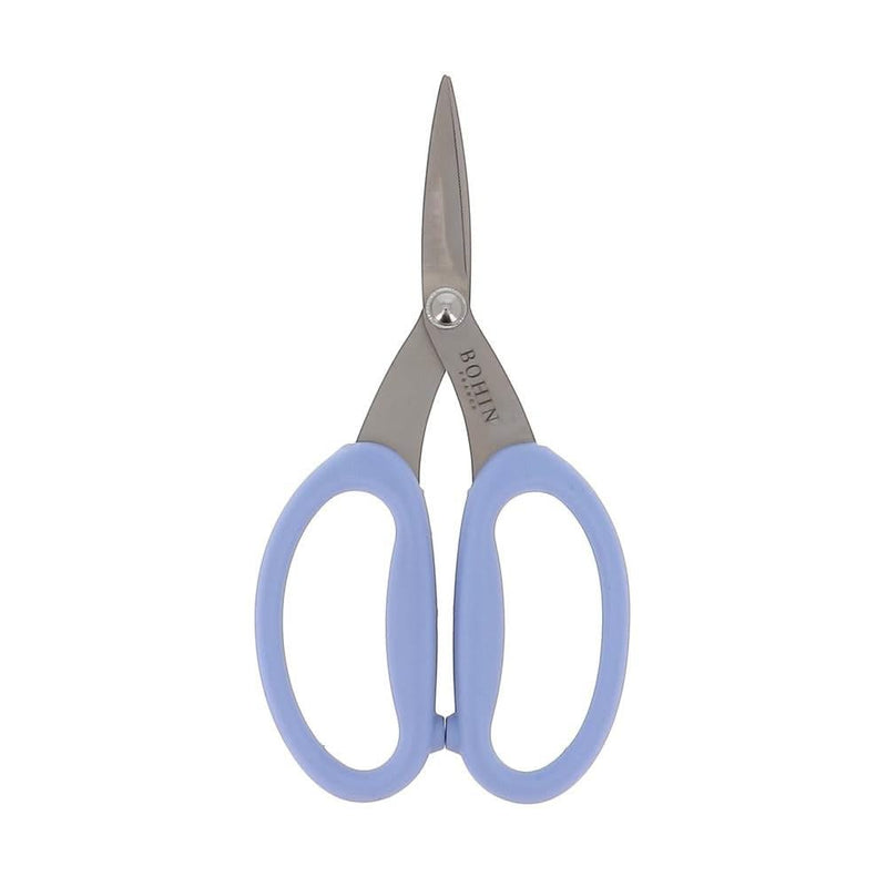 Bohin Serrated Quilting Scissors 6.75" Blue*