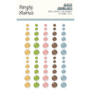 Simple Stories Glossy Enamel Dots 60/Pkg Simple Vintage Junk Drawer