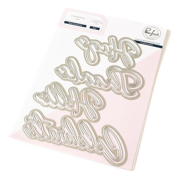 Pinkfresh Studio Die Basic Sentiments