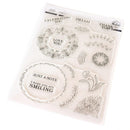 Pinkfresh Studio Clear Stamp Set 6"X8" Floral Kaleidoscope