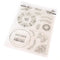 Pinkfresh Studio Clear Stamp Set 6"X8" Floral Kaleidoscope