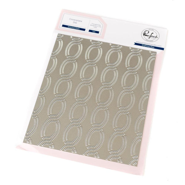 Pinkfresh Studio Die Set Stitched Chain Coverplate