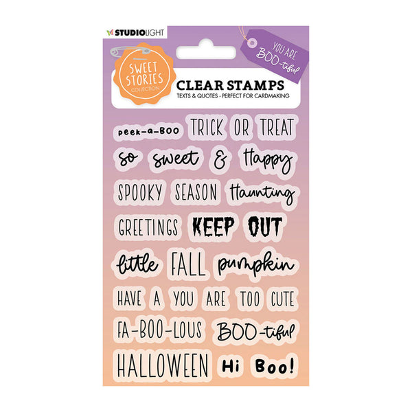 Studio Light Sweet Stories Clear Stamp Set - You Are Boo-tiful