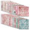 Poppy Crafts 12"x 12" Paper Pack #132 - Pink & Teal Lace