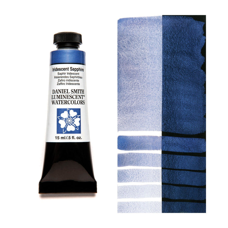 Daniel Smith Extra Fine Luminescent Watercolour Paint 15ml - Iridescent Sapphire