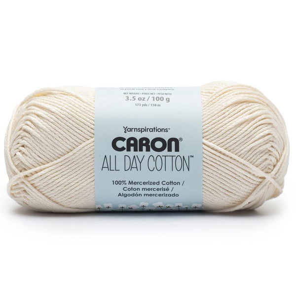 Caron All Day Cotton Yarn ‚Äì Cream