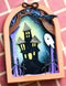 Poppy Crafts Cutting Dies #396 - Halloween Collection - Haunted Halloween Tag*