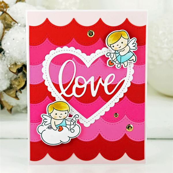 Poppy Crafts Cutting Dies #749 Love Decorative Heart* – CraftOnline