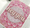 Poppy Crafts Cutting Dies #776 - Hey You