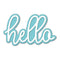 Poppy Crafts Cutting Dies #759 - Hello