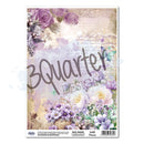 3 Quarter Designs Rice Paper A4 - Violet Dreams
