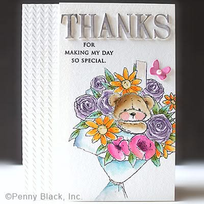 Penny Black Clear Stamps - With Love