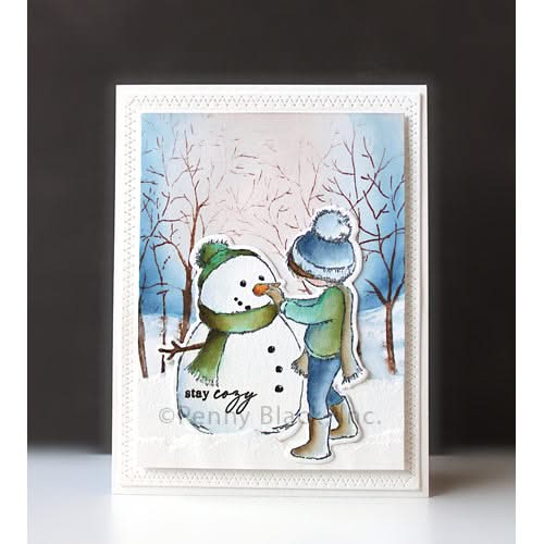 Penny Black Clear Stamps - Snowy Greetings*