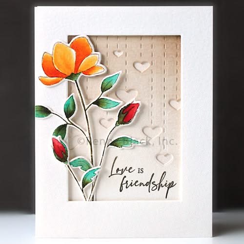 Penny Black Clear Stamps - Love Blooms