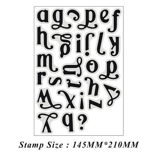 Poppy Crafts Cutting Dies & Stamp Set #101 - Alpha #1