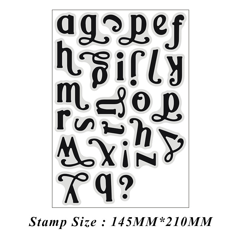 Poppy Crafts Cutting Dies & Stamp Set #101 - Alpha #1