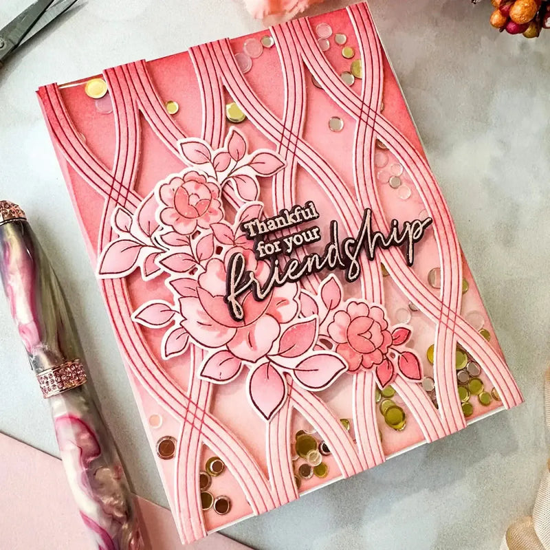 Pinkfresh Studio Press Plate Be Fearless*