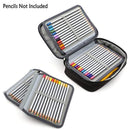 Poppy Crafts Pencil Case 72 Slots - Black