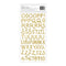 American Crafts April & Ivy Gold Glitter Thickers Stickers 141/Pkg - Alpha*