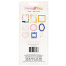 American Crafts Poppy And Pear Shaker Frames w/ Gold Foil 9/Pkg