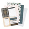 American Crafts Single-Sided Paper Pad w/Gold Foil 6"x 8" 36/Pkg - A Perfect Match