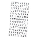 American Crafts A Perfect Match Puffy Stickers 130/Pkg - Alpha*