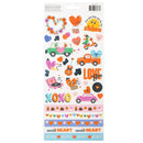 American Crafts Cutie Pie Stickers 6"x 12" 88/Pkg*