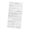 Pebbles Cool Boy Puffy Stickers w/Silver Foil - Alpha*