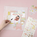 American Crafts Cardstock Stickers 6"x 12" 91/Pkg - Hello Little Girl