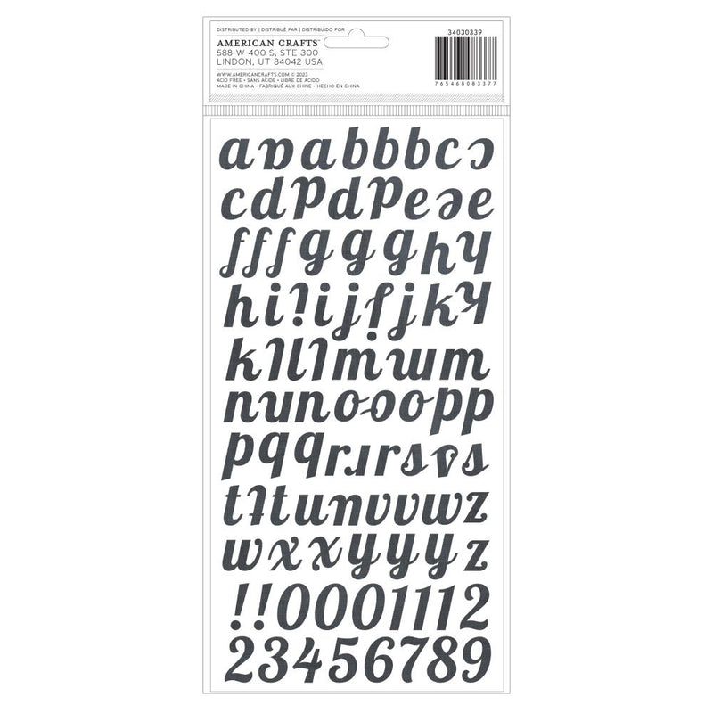 American Crafts Cedar House Thickers Stickers 175/Pkg - Alpha