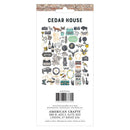 American Crafts Cedar House Ephemera Die-Cuts 72/Pkg - Icons