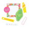 Pebbles Fun In The Sun Ephemera Die-Cuts 65/Pkg - Holographic Foil Journaling*